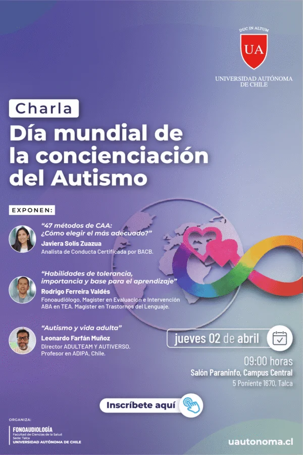 Charla Día Mundial Autismo - Espacio CEA